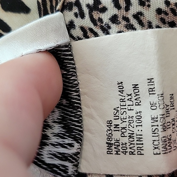 VINTAGE Virginia medium shell top cheetah leopard print - Picture 4 of 4